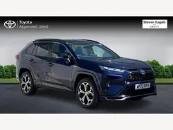 Blue Used 2022 Toyota RAV4 Hybrid SUV | £32,057 (A bit pricey)