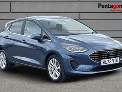 Blue Used 2022 Ford Fiesta Titanium Hatchback | £12,995 (Good price)