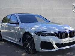 White Used 2022 BMW 520 M Sport Sedan | £29,777 (A bit pricey)