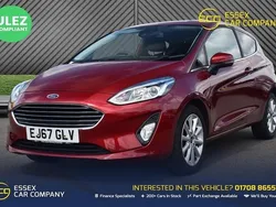Red Used 2017 Ford Fiesta Titanium Hatchback | £6,490 (Fair price)