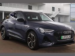 Blue Used 2022 Audi e-tron Sportback Black Edition SUV | £30,900 (Expensive)