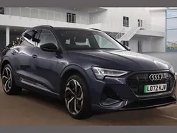Blue Used 2022 Audi e-tron Sportback Black Edition SUV | £30,900 (Expensive)