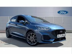 Blue Used 2022 Ford Fiesta ST-Line Hatchback | £15,400 (Fair price)