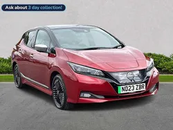 Red Used 2023 Nissan Leaf Tekna Hatchback | £14,999