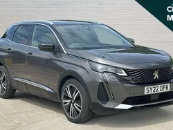 Grey Used 2022 Peugeot 3008 Premium SUV | £19,119 (Fair price)