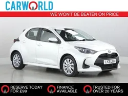 White Used 2021 Toyota Yaris Hybrid Hatchback | £14,890 (Super price)