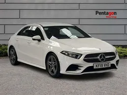 White Used 2019 Mercedes A250 AMG line Sedan | £16,999 (Good price)