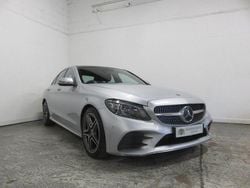 Silver Used 2018 Mercedes C220 AMG line Sedan | £17,995 (Expensive)