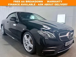 Black Used 2019 Mercedes E300 AMG line Cabriolet | £19,395 (Fair price)