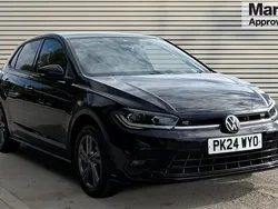 Black Used 2024 VW Polo R-line Hatchback | £20,105 (Fair price)