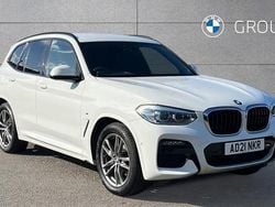White Used 2021 BMW X3 M Sport SUV | £30,450 (Good price)