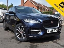 Blue Used 2016 Jaguar F-Pace R-Sport SUV | £12,990 (Fair price)
