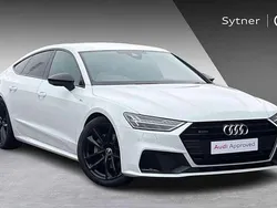 White Used 2022 Audi A7 Black Edition Hatchback | £34,500 (Fair price)