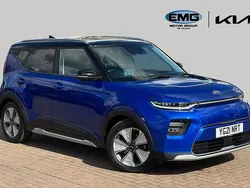 Blue Used 2021 Kia Soul EV First Edition SUV | £14,495 (Fair price)