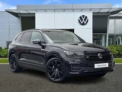 Deep black Used 2021 VW Touareg Black Edition SUV | £39,522 (Fair price)