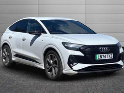 White Used 2024 Audi Q4 Sportback e-tron Comfort SUV | £39,295 (Fair price)