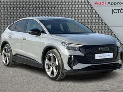 Grey Used 2024 Audi Q4 Sportback e-tron Black Edition SUV | £45,150