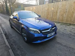 Blue Used 2019 Mercedes C220 AMG Line Premium Coupe | £11,490