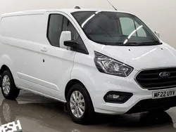 Frozen white (solid paint) Used 2022 Ford Transit Custom Limited Van | £14,990 (Good price)