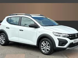 White Used 2022 Dacia Sandero Essentiel Hatchback | £13,790 (Expensive)