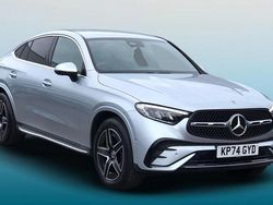 Silver Used 2024 Mercedes GLC300 AMG line Coupe | £47,995