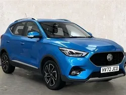 Blue Used 2022 MG ZS Exclusive Sedan | £14,542 (Fair price)
