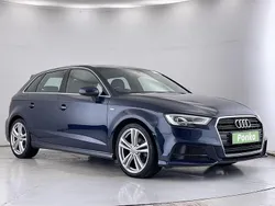 Blue Used 2018 Audi A3 Sportback S-Line Hatchback | £9,750 (Good price)