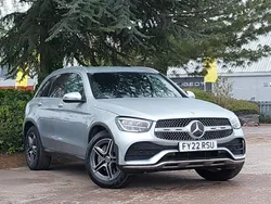 Silver Used 2022 Mercedes GLC220 AMG line SUV | £27,798 (Fair price)