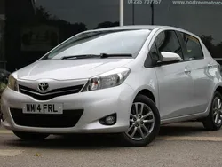 Silver Used 2014 Toyota Yaris Plus Hatchback | £4,995 (Good price)