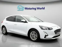 White Used 2020 Ford Focus Titanium Hatchback | £12,200 (Fair price)