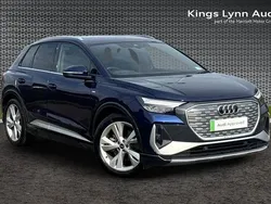 Blue Used 2021 Audi Q4 e-tron S-Line SUV | £22,591 (Fair price)
