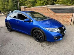 Blue Used 2015 Honda Civic Sport Hatchback | £8,495 (Fair price)