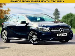 Black Used 2018 Mercedes A160 AMG line Hatchback | £9,395 (Good price)