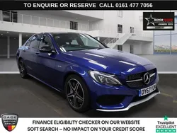 Blue Used 2017 Mercedes C43 AMG Premium Sedan | £24,890 (A bit pricey)