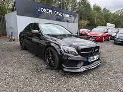 Black Used 2014 Mercedes C220 AMG line Sedan | £10,999 (A bit pricey)