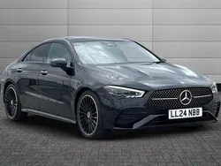 Black Used 2024 Mercedes CLA200 AMG Line Premium Plus Coupe | £32,350 (Fair price)