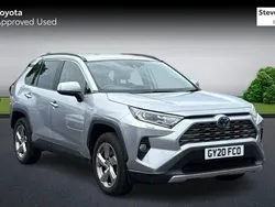 Silver Used 2020 Toyota RAV4 Hybrid SUV | £26,740 (A bit pricey)