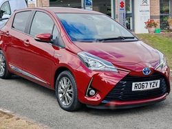Red Used 2017 Toyota Yaris Hybrid Hatchback | £12,495 (Fair price)