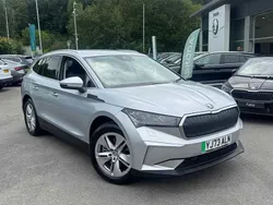 Brilliant silver metallic Used 2024 Skoda Enyaq iV SUV | £28,495 (Fair price)