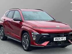 Ultimate red New 2025 Hyundai Kona N Line SUV | £24,396 (Super price)