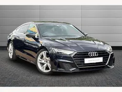 Firmament blue Used 2021 Audi A7 S-Line Hatchback | £29,970 (Fair price)