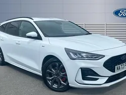 White Used 2022 Ford Focus ST-Line Estate | £13,202 (Good price)
