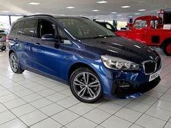Mediterranean blue Used 2019 BMW 218 Gran Tourer Sport Line MPV | £11,989 (Fair price)