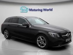 Black Used 2021 Mercedes C200 AMG line Estate | £17,000 (Good price)