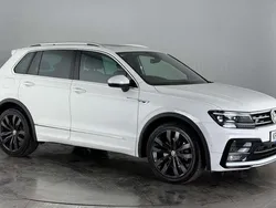 White Used 2019 VW Tiguan R-line SUV | £26,600 (Fair price)
