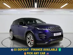 Blue Used 2021 Land Rover Range Rover evoque SE Dynamic SUV | £21,999 (Good price)