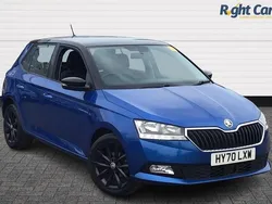 Blue / black roof Used 2020 Skoda Fabia Colour Edition Hatchback | £10,289 (Fair price)