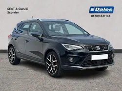 Midnight black with grey roof Used 2021 Seat Arona FR SUV | £15,000 (A bit pricey)