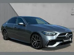 Selenite grey metallic Used 2023 Mercedes C220 AMG Line Premium Plus Sedan | £34,738 (Expensive)