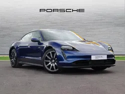 Blue Used 2021 Porsche Taycan Sedan | £46,200 (Fair price)